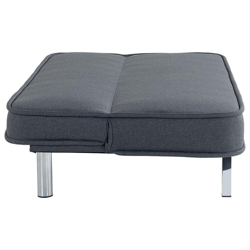 Lifestyle Solutions Toni Convertible Sofa in Charcoal, , large