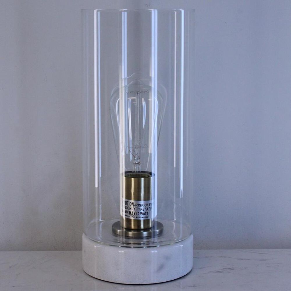 TLC Lighting Inc Glass Uplight in White Marble, , large