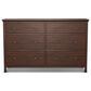 Archbold Furniture Heritage 6 Drawer Dresser Only in Brown Mahogany, , large