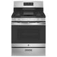 GE Appliances 2-Piece Kitchen Package with 30" Free-Standing Gas Range and 1.7 Cu. Ft. Over-the-Range Microwave in Stainless Steel, , large