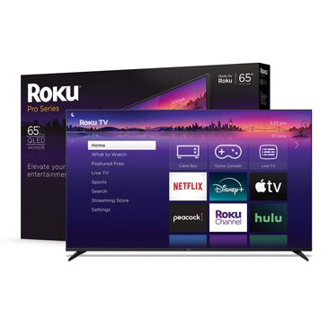 Roku 65" Class Pro Series Mini-LED QLED 4K in Black - Smart TV, , large