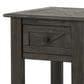 Nicolette Home Garrett Rectangular End Table in Weathered Charcoal, , large