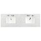 James Martin Vanities Myrrin 72" Double Vanity in Carbon Oak with 3 cm Eternal Jasmine Pearl Quartz Top, , large