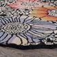 L&R Resources Sinuous Spring Blossoms 6" Scalloped Multicolor Area Rug, , large