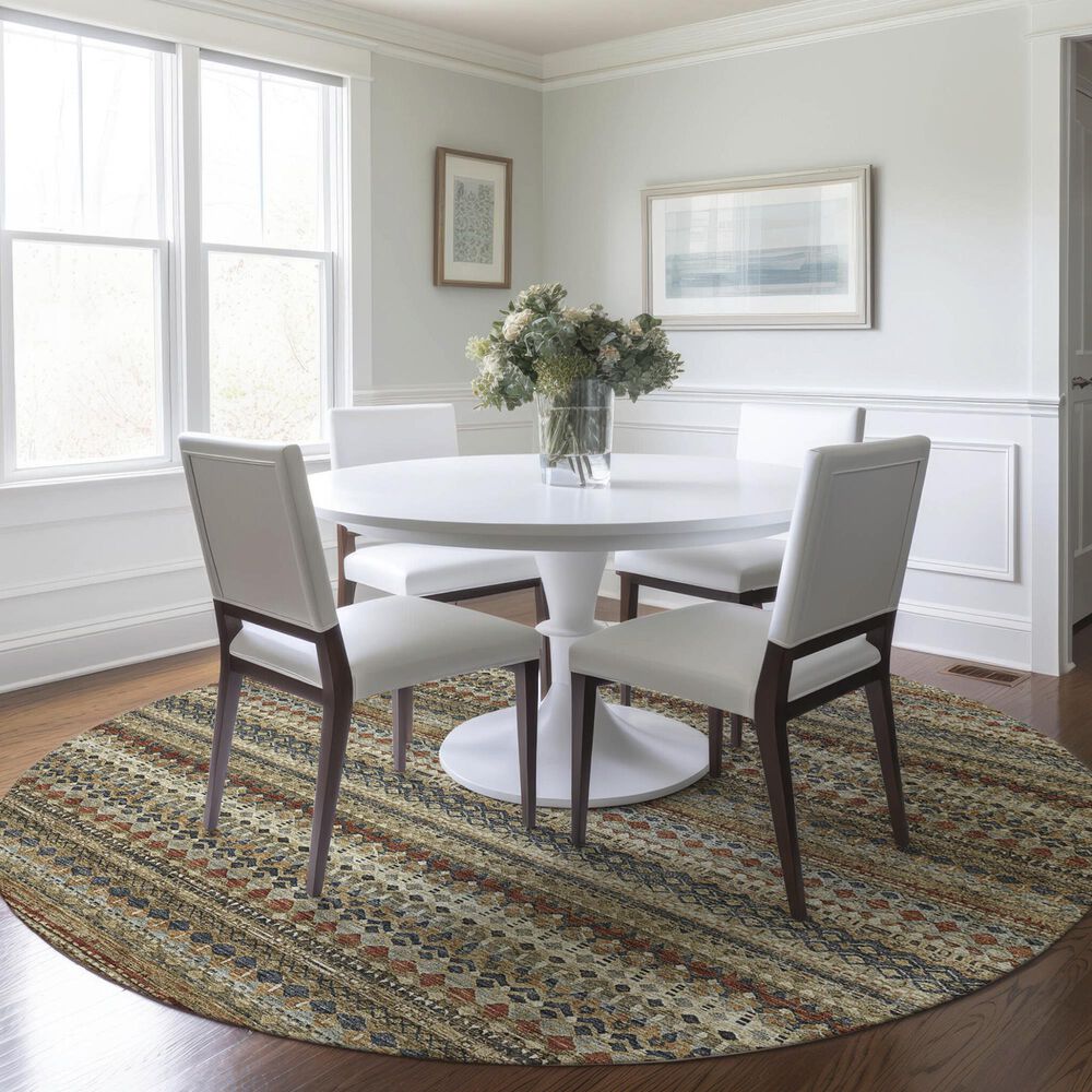 Dalyn Rug Company Solace SL2 8&#39; Round Wheat Area Rug, , large