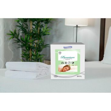 Protect A Bed Premium Mattress Protector, Cotton Terry Fitted Sheet Style, Twin XL / Split King, , large