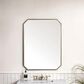 James Martin Vanities Rohe 30" Octagonal Mirror in Champagne Brass, , large