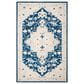 Safavieh Micro-Loop 4" x 6" Navy and Ivory Area Rug, , large