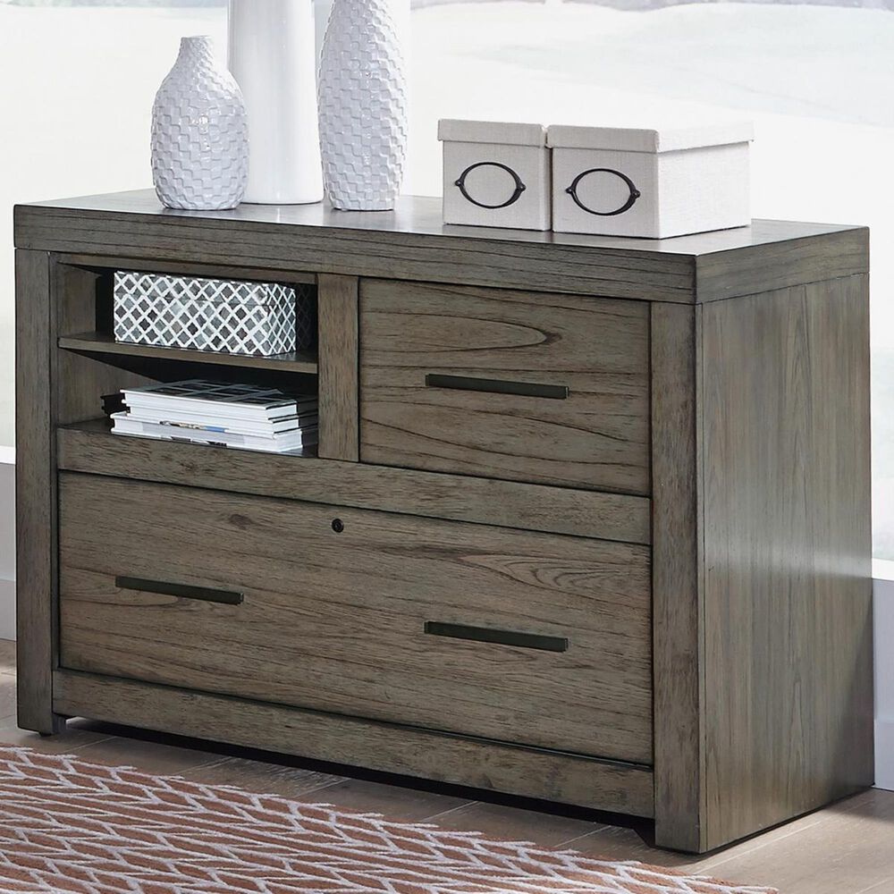 Riva Ridge Modern Loft Combo File in Greystone, , large