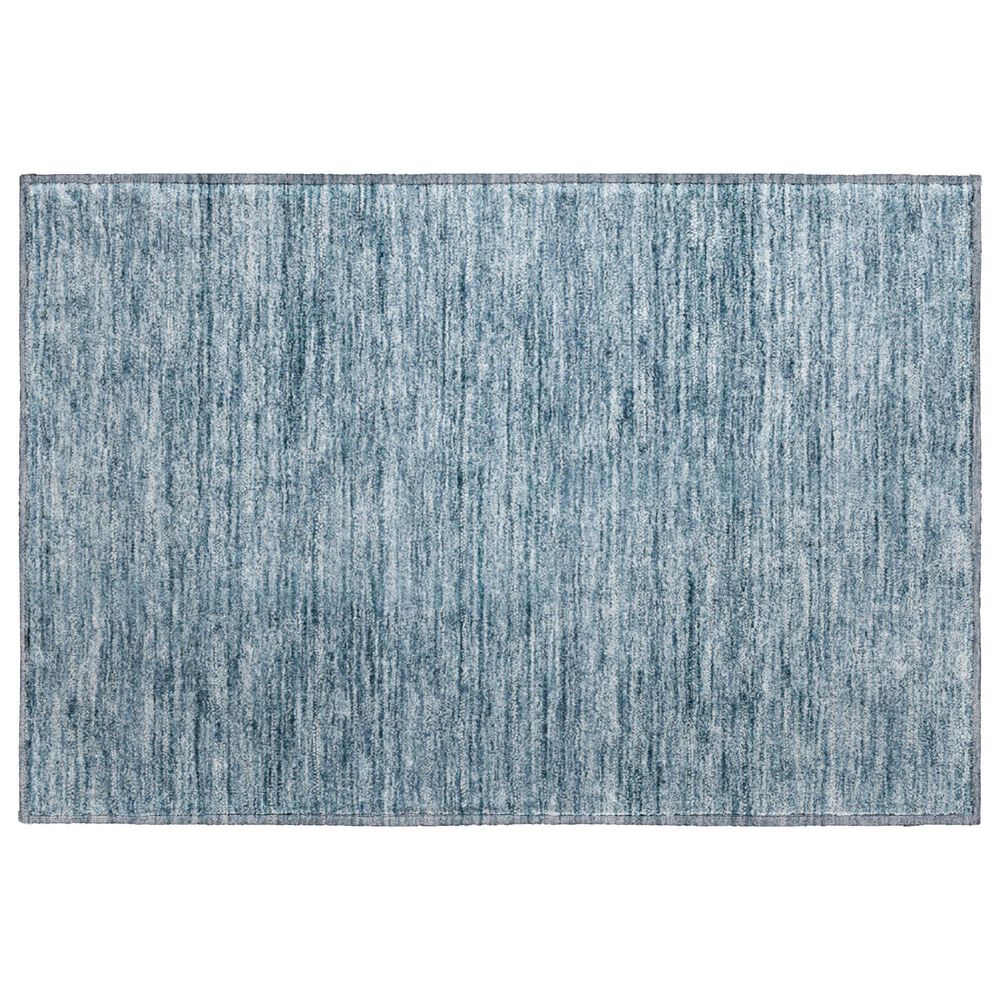 Dalyn Rug Company Soft Essentials Solid Denim 1"8" x 2"6" Indoor/Outdoor Area Rug, , large