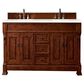 James Martin Vanities Brookfield 72" Double Bathroom Vanity in Warm Cherry with 3 cm Eternal Marfil Quartz Top and Rectangle Sink, , large