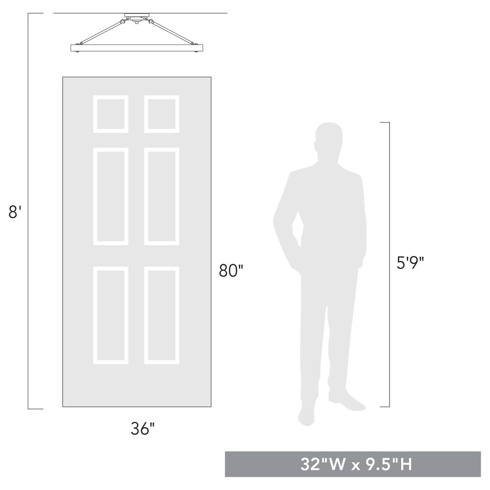 Golden Lighting Castile 9-Light Semi Flush in Matte Black, , large