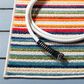 Safavieh Cabana CBN323A 2"2" x 11" Ivory and Green Indoor/Outdoor Performance Runner, , large