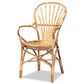 Baxton Studio Sheraton Arm Chair in Natural, , large