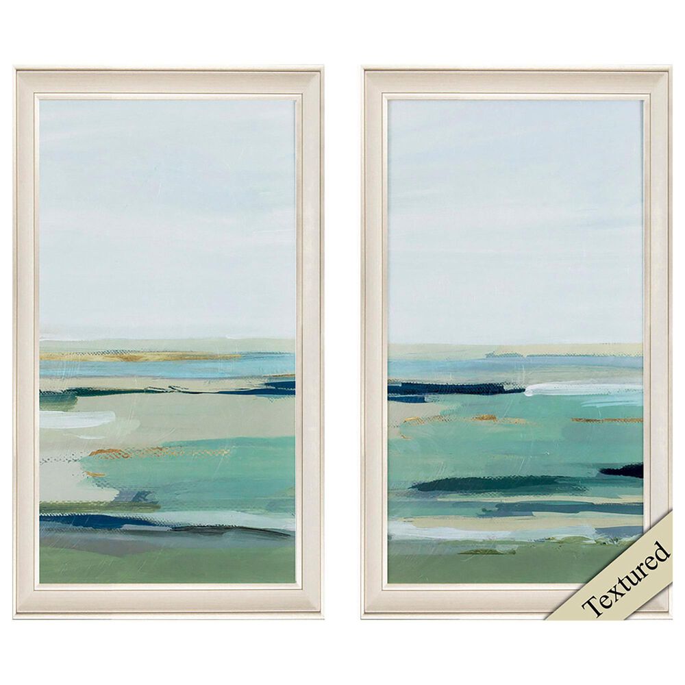Propac Burbank Blue Wall Art in Turquoise (Set of 2), , large