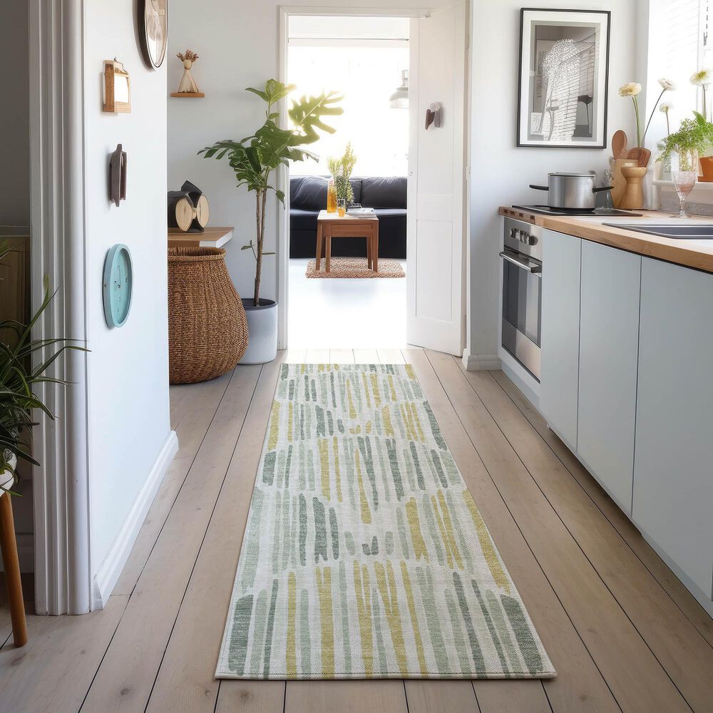 Dalyn Rug Company Neo NO8 2&#39;3&quot; x 7&#39;6&quot; Sage Runner, , large