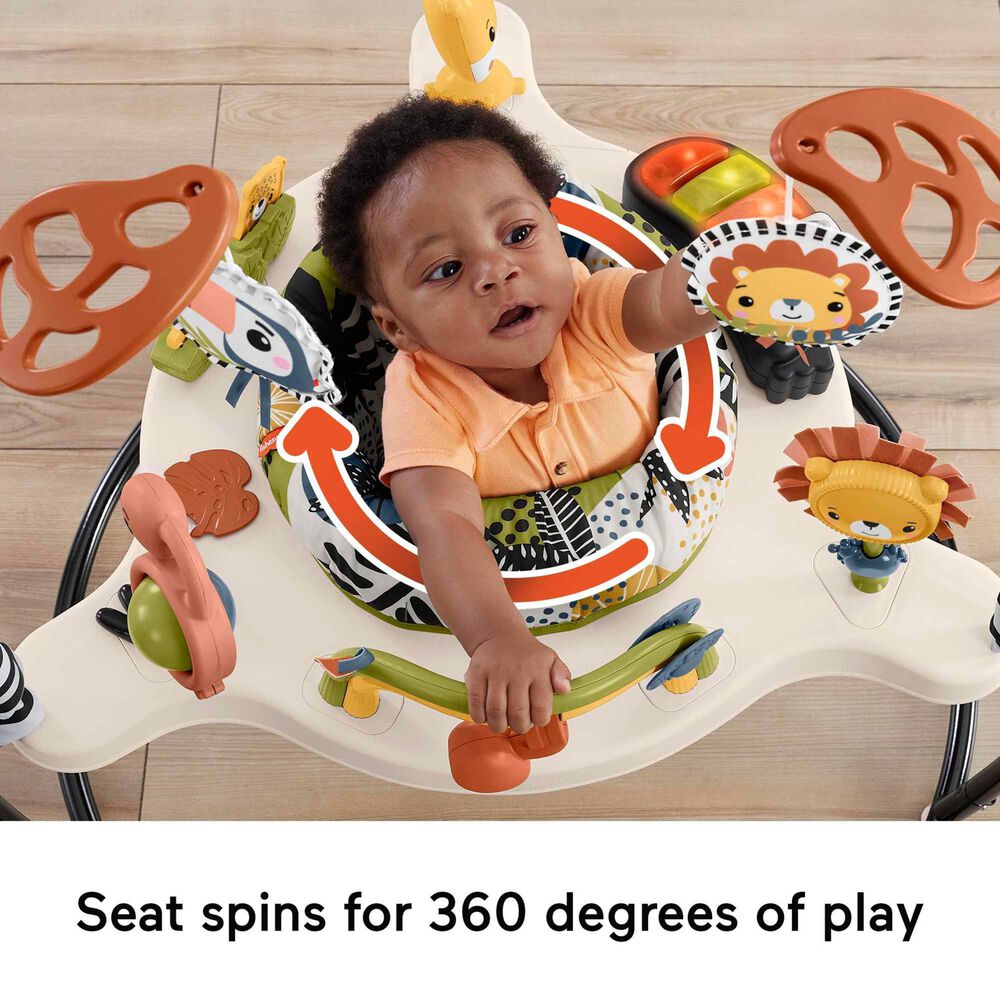 Fisher Price Palm Paradise Jumperoo Baby Activity Center, , large