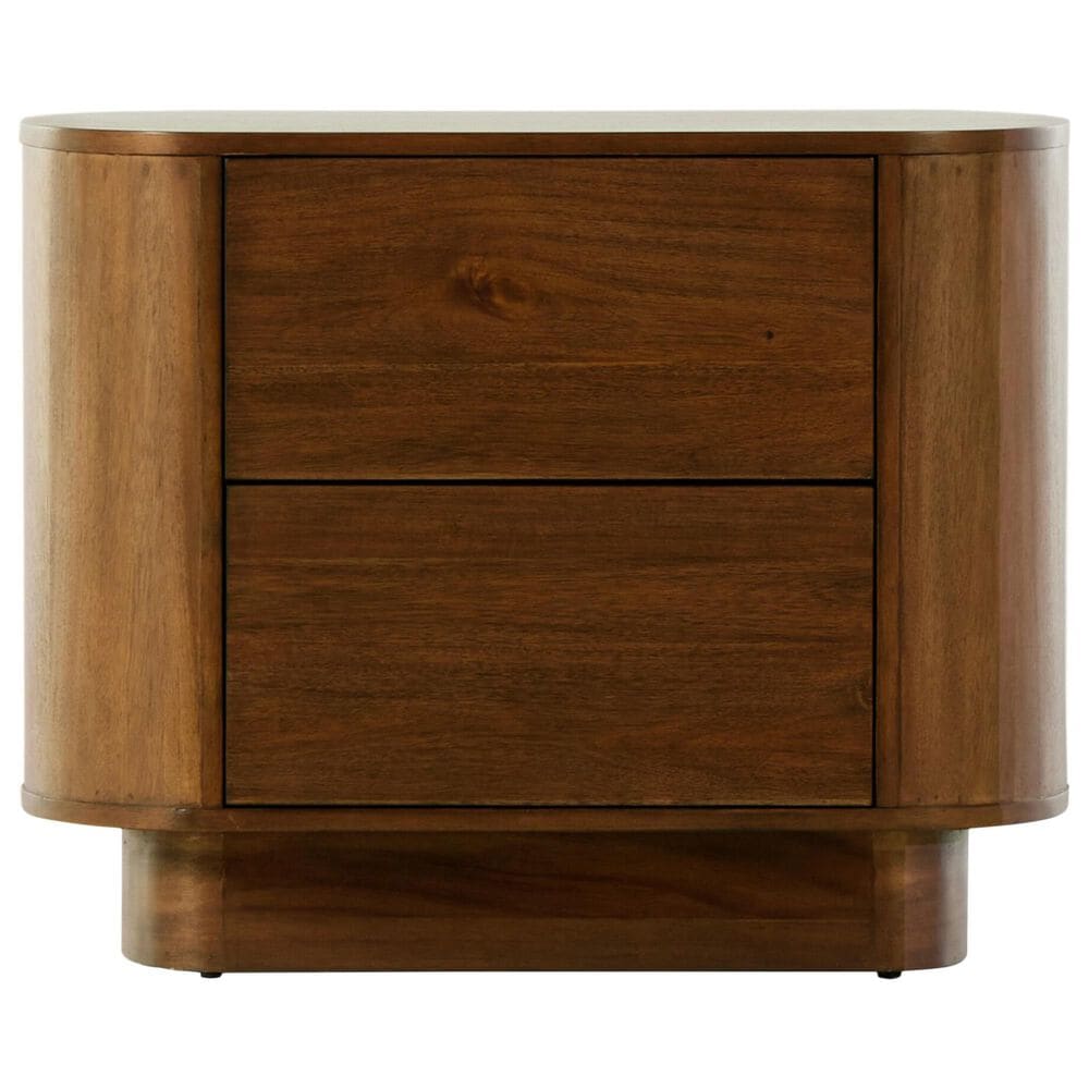 Four Hands Paden 2-Drawer Nightstand in Seasoned Brown Acacia, , large