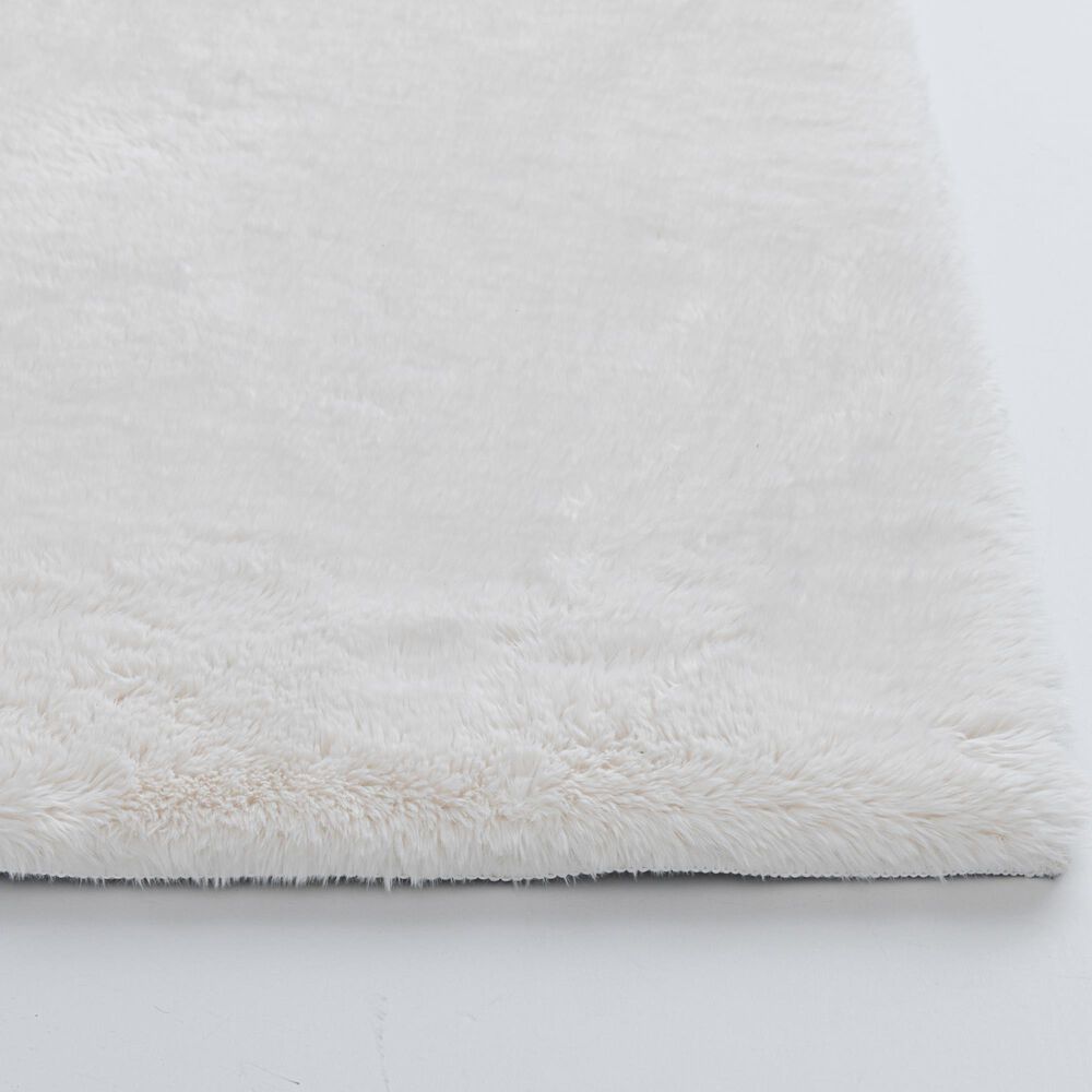 Central Oriental Belgian White 5' x 7' Area Rug, , large