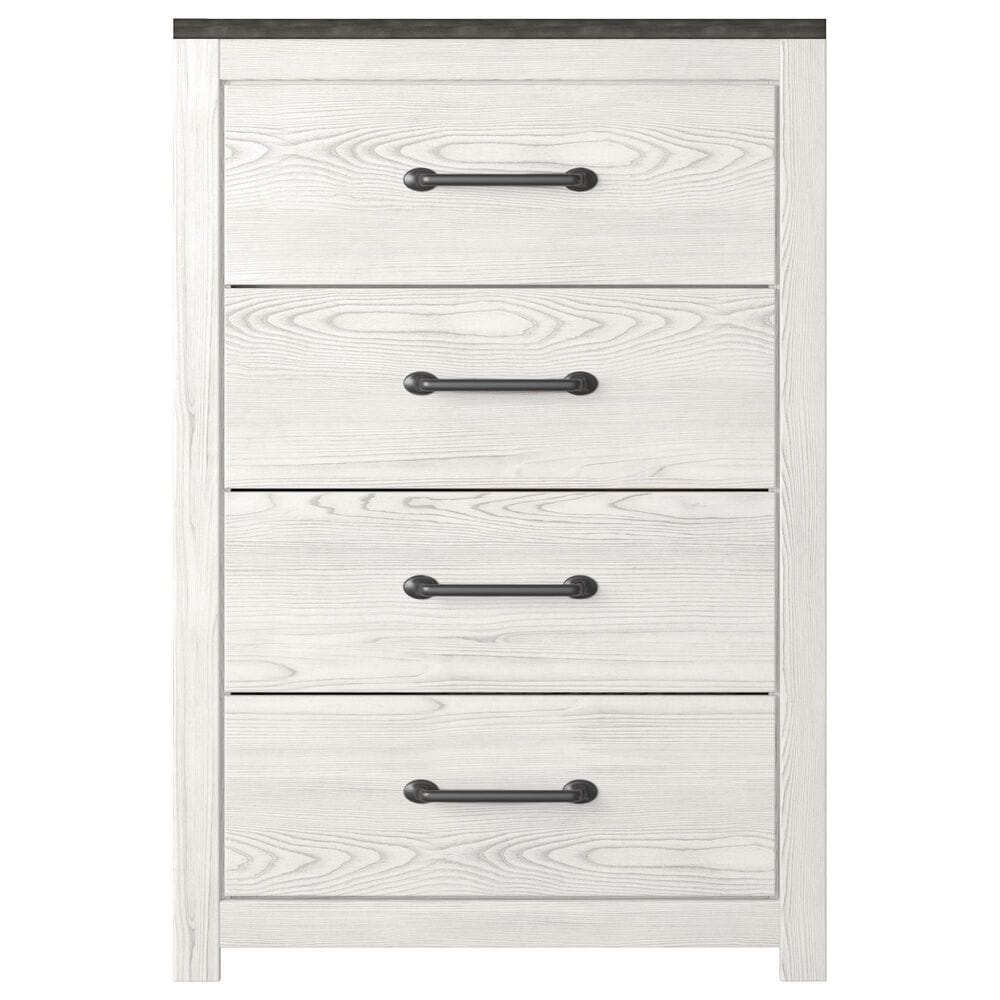 Ashley Gerridan 5-Piece Queen Bedroom Set in White and Gray, , large