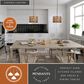 Vaxcel Norwood 1-Light Pendant in Vintage Steel and Distressed Wood, , large