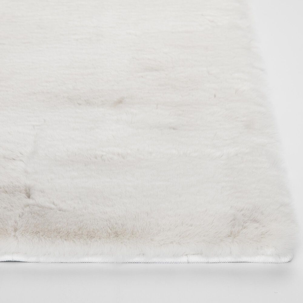 Central Oriental Ultimate Angora White 5' x 7' Area Rug, , large