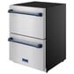 Thor Kitchen Gordon Ramsay 5.4 Cu. Ft. Undercounter Drawer Refrigerator with Blue Handle Kit in Stainless Steel, , large