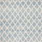 Safavieh Natura NAT711B 6" Square Ivory and Blue Area Rug, , large