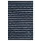Safavieh Montauk 5" x 8" Turquoise, Navy Blue and Black Area Rug, , large