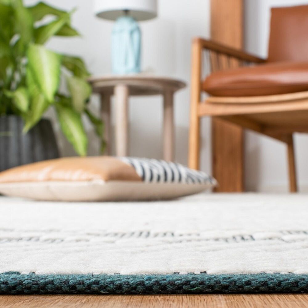 Safavieh Natura NAT854Y 6&#39; Square Ivory and Green Area Rug, , large