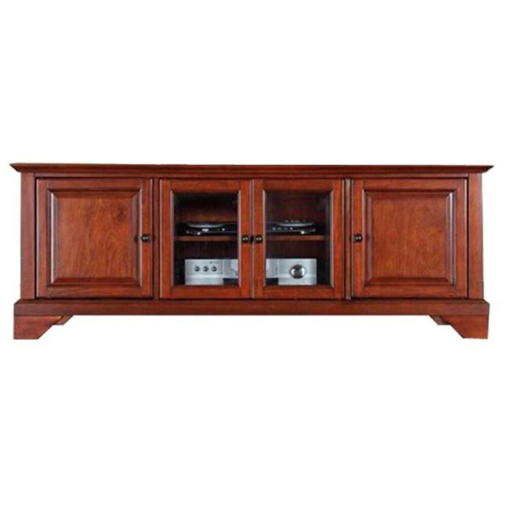 Crosley Furniture LaFayette 60" Low Profile TV Stand in Classic Cherry, , large