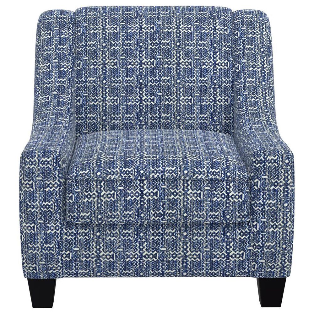Henderson Basic Wool Accent Chair in Inca Denim, , large