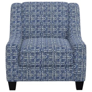Henderson Basic Wool Accent Chair in Inca Denim, , large