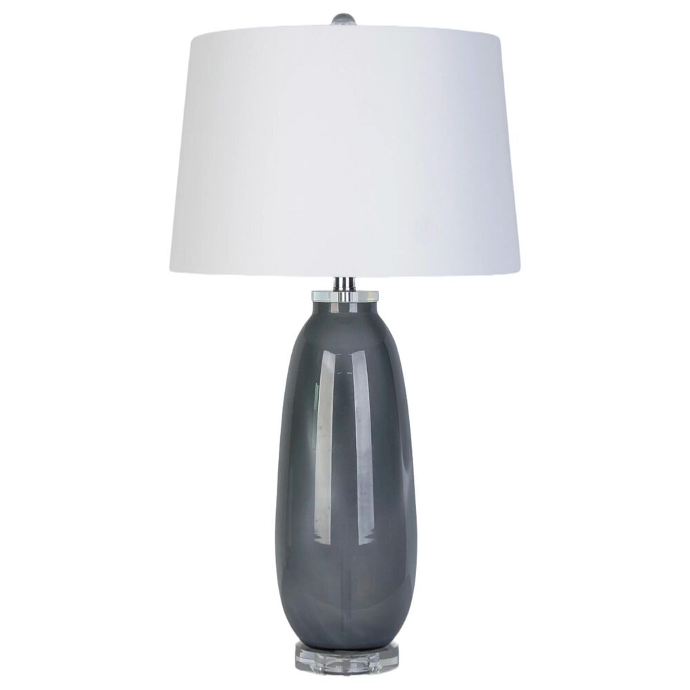 Classy Art Wholesalers Crystal Breeze Table Lamp in Gray, , large