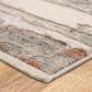 Karastan Solitude Silk Road 6"7" x 9"6" Cream Dark Grey Area Rug, , large