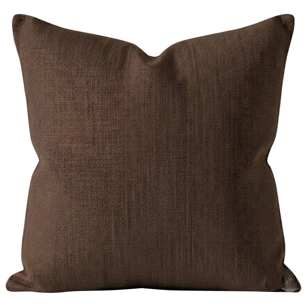 Valdese Weavers Lino 20" Square Throw Pillow in Canyon and Grounded, , large