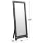 Hawthorne Furniture Laguna Floor Mirror in Weathered Steel Slate, , large