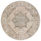 Surya Brunswick 6"7" Round Light Beige, Taupe, Olive, Light Gray, Charcoal, White, Teal and Dusty Sage Area Rug, , large