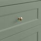 James Martin Vanities Breckenridge 48" Single Bathroom Vanity in Smokey Celadon with Single Hole 3 cm White Zeus Quartz Top and Rectangular Sink, , large