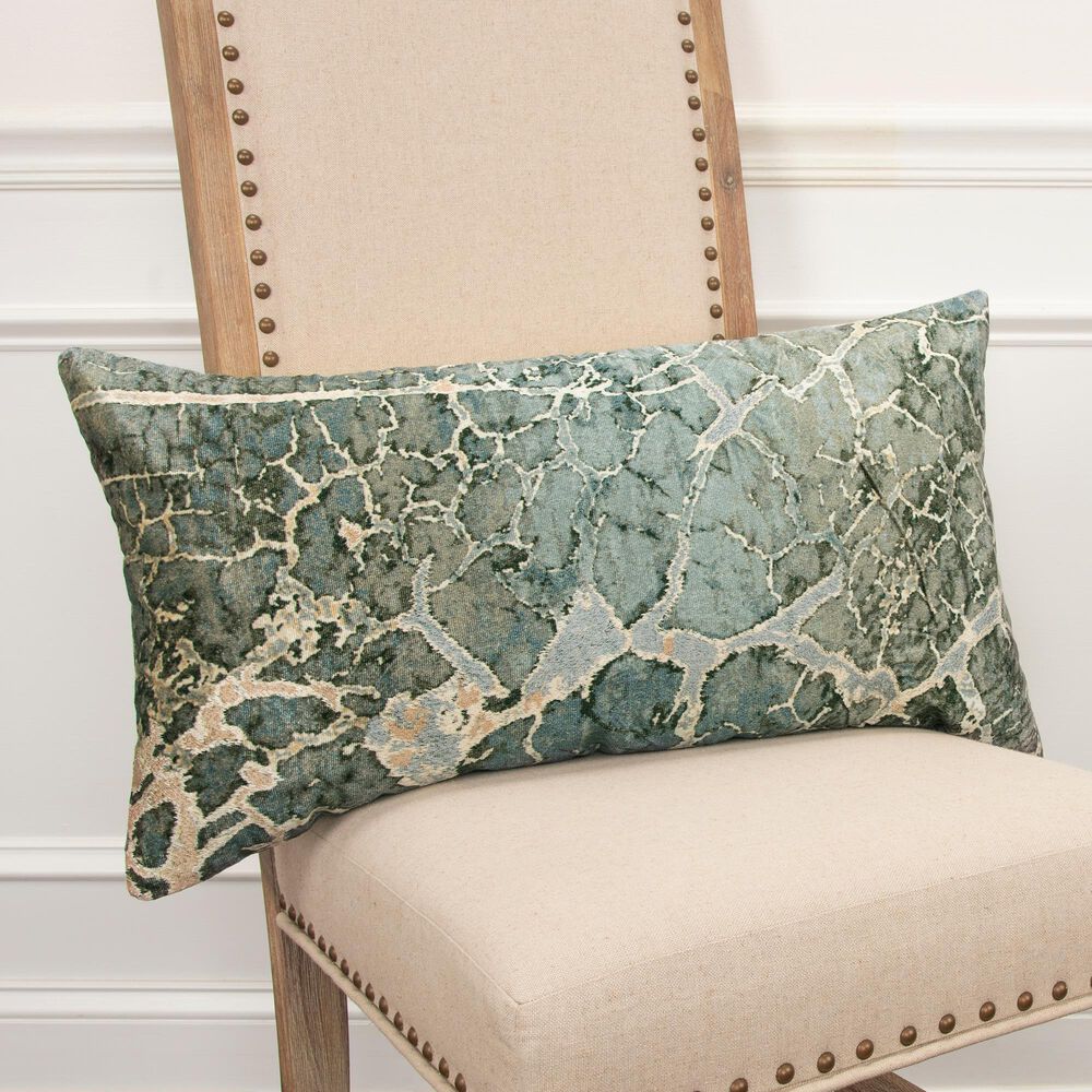 Rizzy Home Abstract 14" x 26" Pillow Cover in Gray, , large