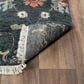 RIZZY Envision Bulbs Leaves 10" x 14" Charcoal Area Rug, , large