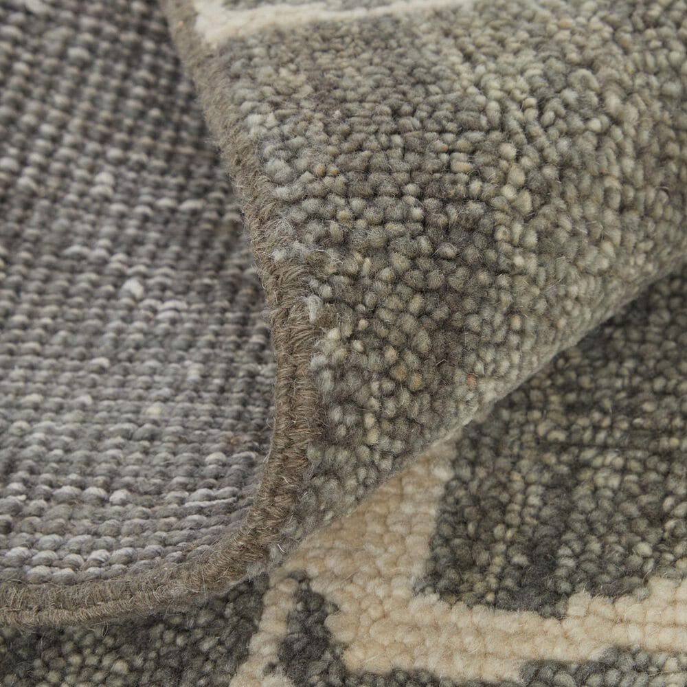 Feizy Sutton 7&#39;9&quot; x 9&#39;9&quot; Pewter and Green Area Rug, , large