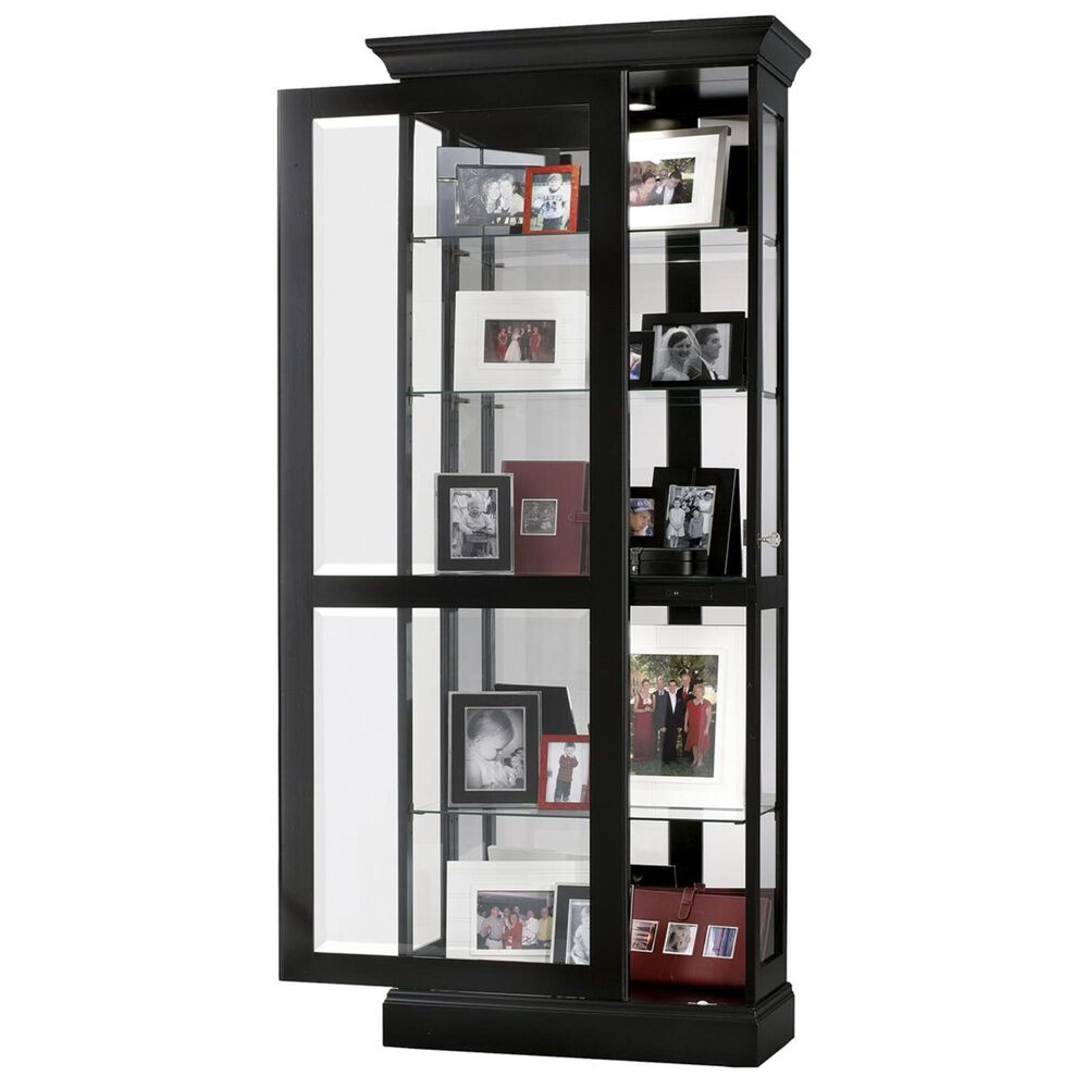 Howard Miller Curio Berends 2 Way Slider in Black Satin, , large