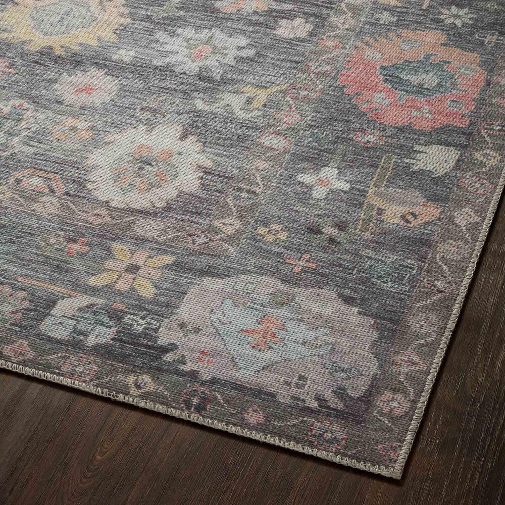 Loloi Elysium 7&#39;6&quot; x 9&#39;6&quot; Charcoal and Multicolor Area Rug, , large