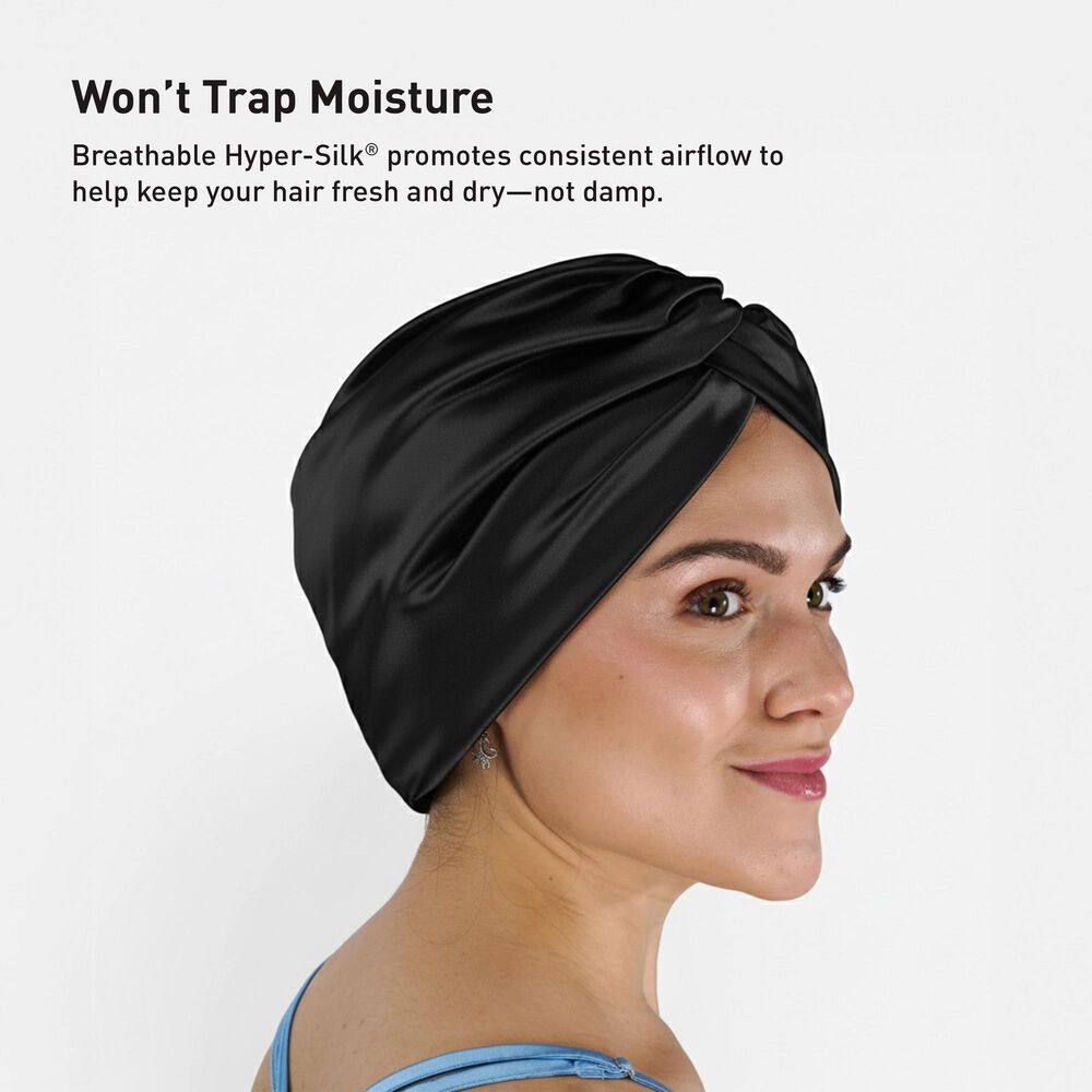 Bedgear Hyper-Silk Turban in Black, , large