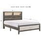 Crown Mark Rhett 3-Piece King Platform Bedroom Set in Gray and White, , large