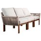 Southern Enterprises Brendina 4-Piece Conversation Set in Oiled Acacia and Natural, , large