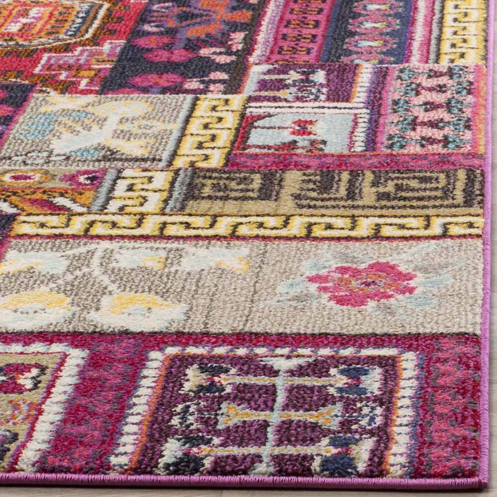 Safavieh Monaco MNC212D-5 5&#39;1&quot; x 7&#39;7&quot; Pink/Multi Area Rug, , large