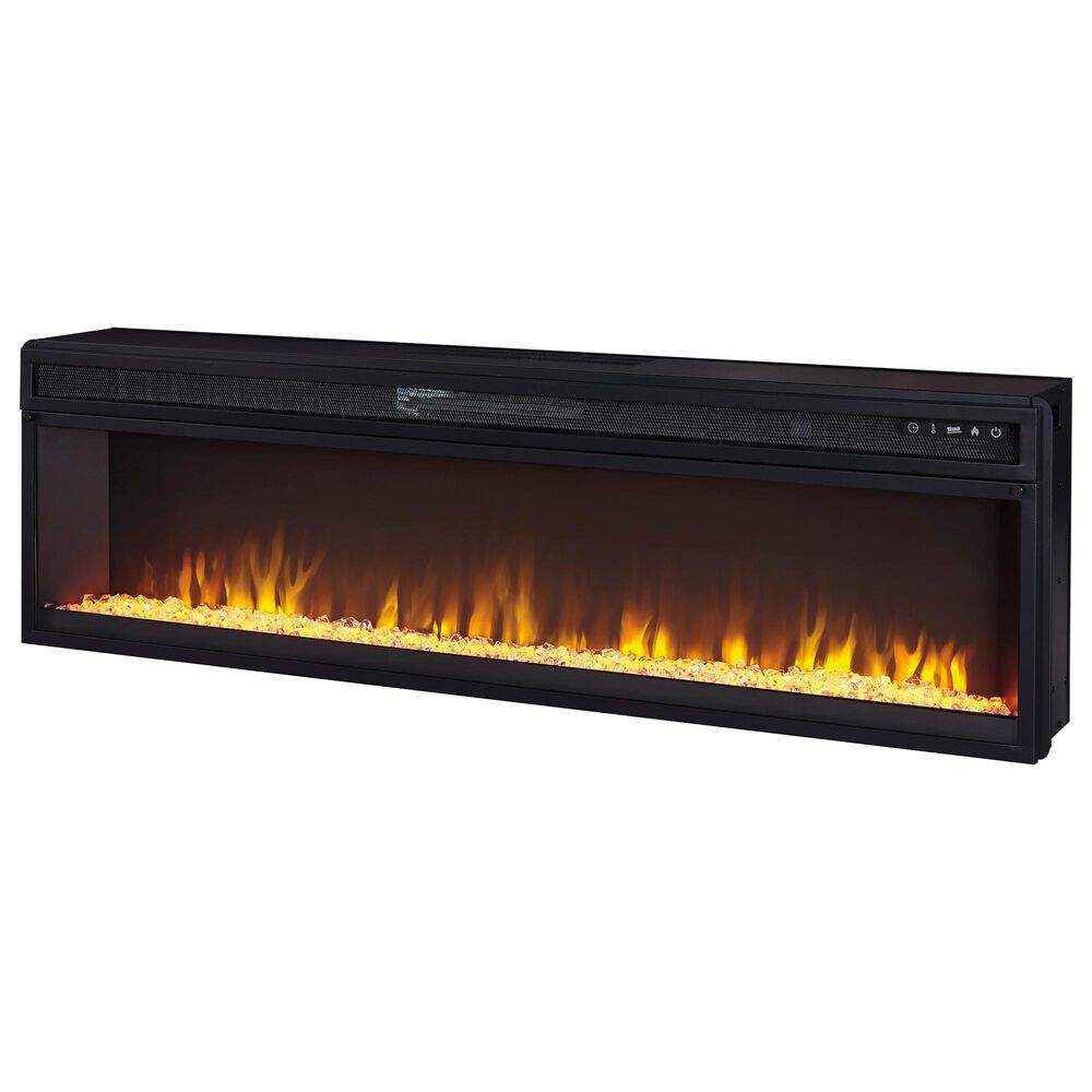 Signature Design by Ashley Wide Fireplace Insert in Black, , large