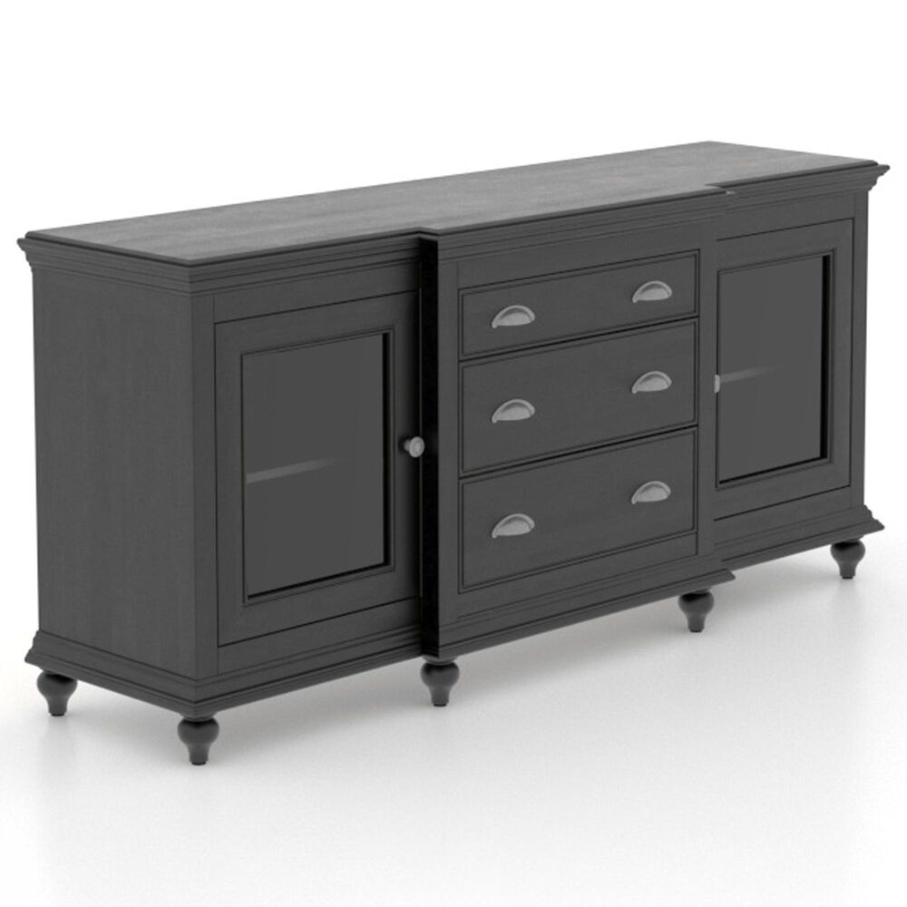 Declan Dining 2-Door Buffet in Black, , large